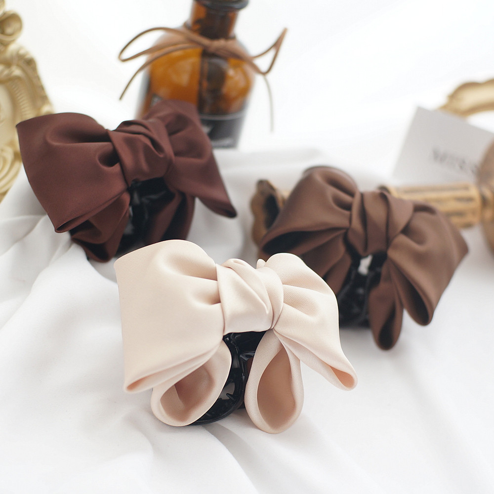 原创发饰法式复古黑色蝴蝶结头饰发夹女高级感小号公主头马尾抓夹,饰品/流行首饰/时尚饰品新,发饰,淘宝优惠券,粉丝福利购,淘宝优惠卷