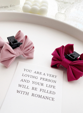 软妹发饰王心凌同款蝴蝶结抓夹小号发抓公主发夹发卡夹子边夹头饰