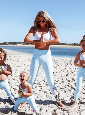 内在光芒Flexi lexi瑜伽运动套装女速干透气儿童瑜伽裤女童薄款