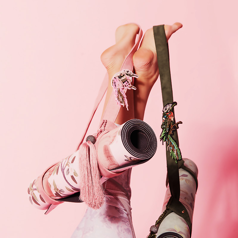 内在光芒Sugarmat瑜伽垫便携背带松紧带多用途专业捆绑带收纳带绳