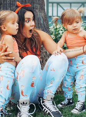 内在光芒Flexi lexi瑜伽裤新款运动弹力紧身提臀印花彩色长裤