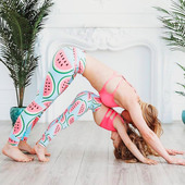 lexi瑜伽运动套装 女儿童瑜伽裤 紧身弹力长裤 内在光芒Flexi 薄款 夏