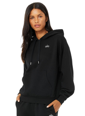 aloyoga 运动休闲外套女透气宽松时尚进口上衣ACCOLADE HOODIE