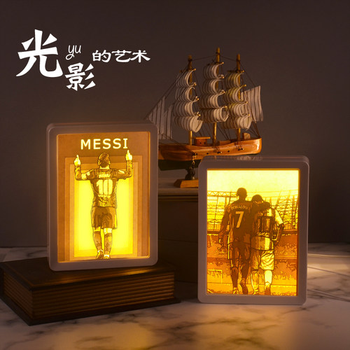 2026世界杯520情人节送男生足球生日礼物周边c罗梅西摆件纪念品 - 封面