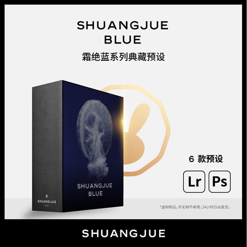 lr预设 霜绝2019蓝调GR网红日系静物手机lightroom调色acr滤镜ps