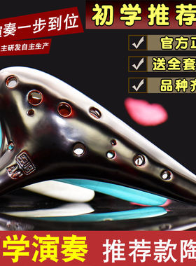 陶笛12孔 初学入门十二孔ac中音C调专业6陶埙陈情笛子学生乐器46