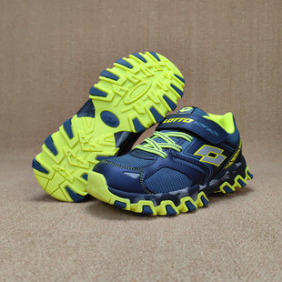 出口单户外防泼水外贸男大童网布透气防臭越野徒步鞋 小学生登山鞋