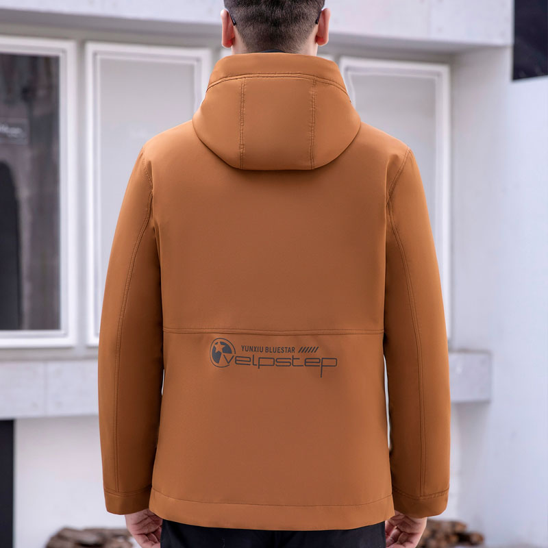 獭兔毛男派克服连帽商务冬皮草