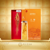 人参长白山余脉人参泡酒非野山参送礼送长辈 正宗同仁堂品牌