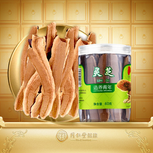 正宗同仁堂品牌灵芝片切片60g