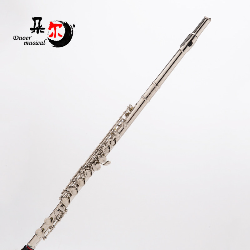梵巢牌西洋吹奏乐器C调白铜镀镍长笛入门儿童初学考级演奏出FL218