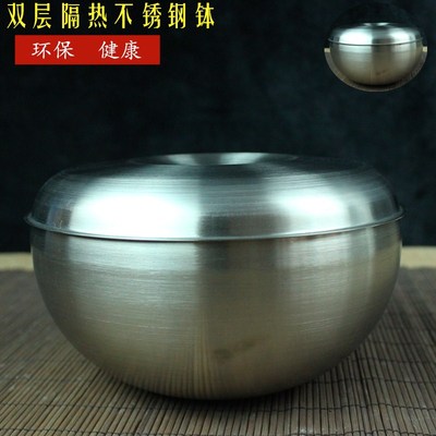 如法钵铁钵行脚钵不锈钢黑色钵