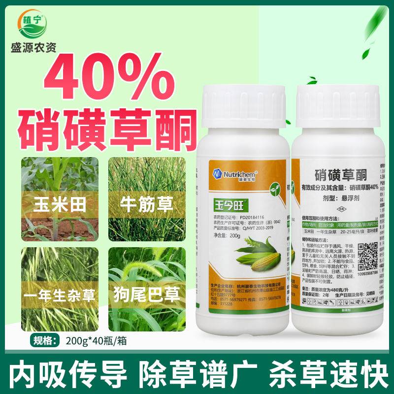 玉今旺40%硝磺草酮一年生杂草除草剂玉米田苗后除草剂