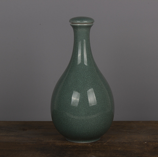 古代玉壶春 景德镇陶瓷酒瓶1斤 空瓷瓶密封酒具家用散装白的酒坛