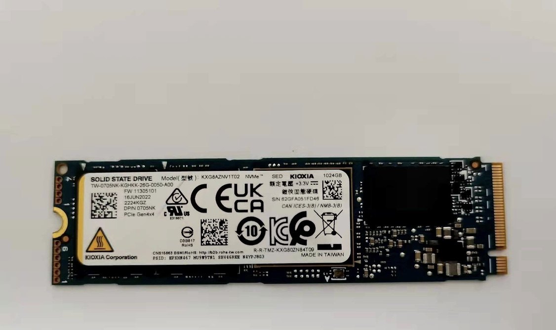 toshiba/东芝 其它型号 xg8 1t 固态硬盘 ssd nvme pcie m.2 铠侠