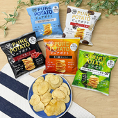 现货日本本土湖池屋地心薯片海盐味黄油味海苔味热销推荐 6包 包邮