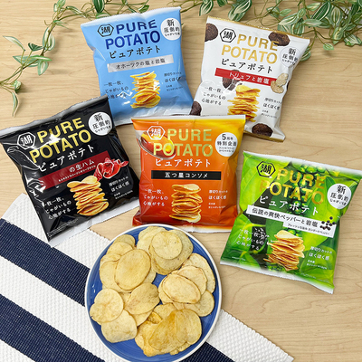 湖池屋地心薯片海盐味黄油味