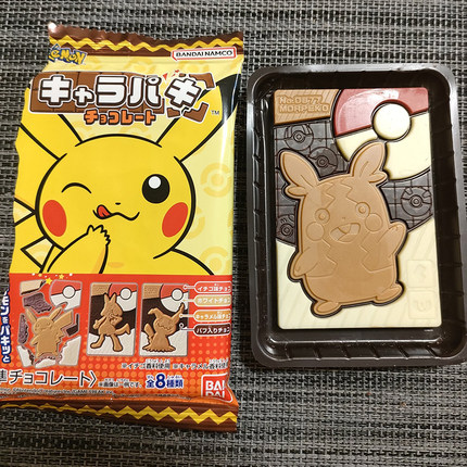 日本 万代Bandai 皮卡丘巧克力拆解食玩宝可梦造型口袋妖怪拼图