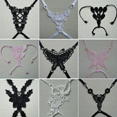 防滑隐形肩带文胸带子交叉肩带后背交叉挂脖胸罩带内衣肩带交叉带