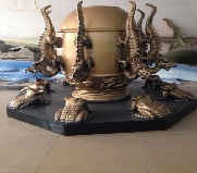 张衡地动仪  防灾减灾馆展品 地震科普馆科普展项 科普设备