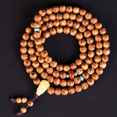 木景记原创雀眼爆满瘤疤老料太行崖柏手串108颗佛珠男女手链 孤品