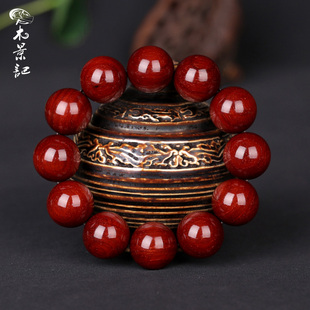 天然真品多金星印度小叶紫檀手串男士 2.0佛珠木质文玩女手链念珠