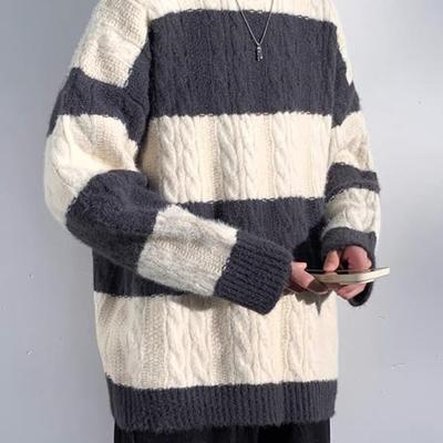 2024新款圆领针织衫男装