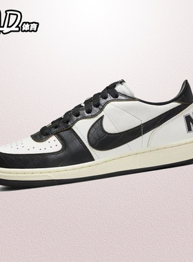 耐克 NIKE Terminator Low 白黑男子低帮休闲运动板鞋 FQ8127-030