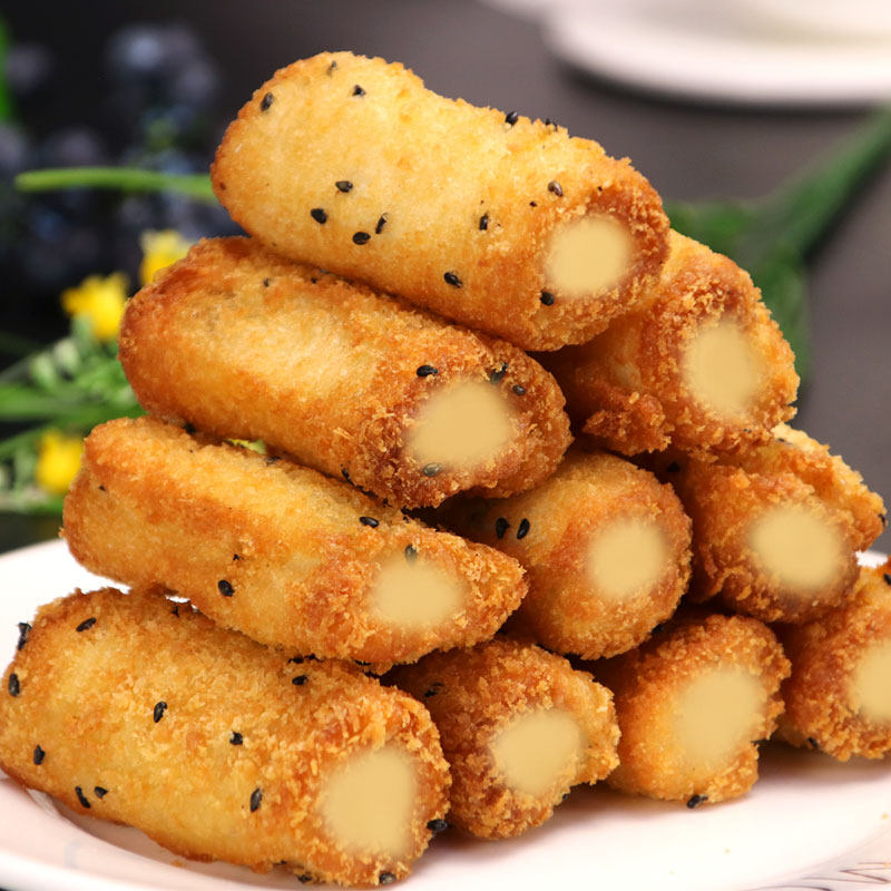 阿诺红豆相思双皮奶280g10个红豆酥双皮牛奶酥油炸便捷甜品半成品