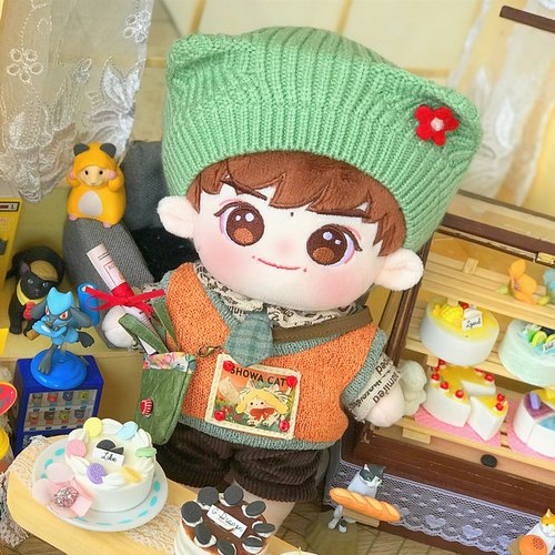 20cm易烊千玺棉花娃娃毛绒玩偶