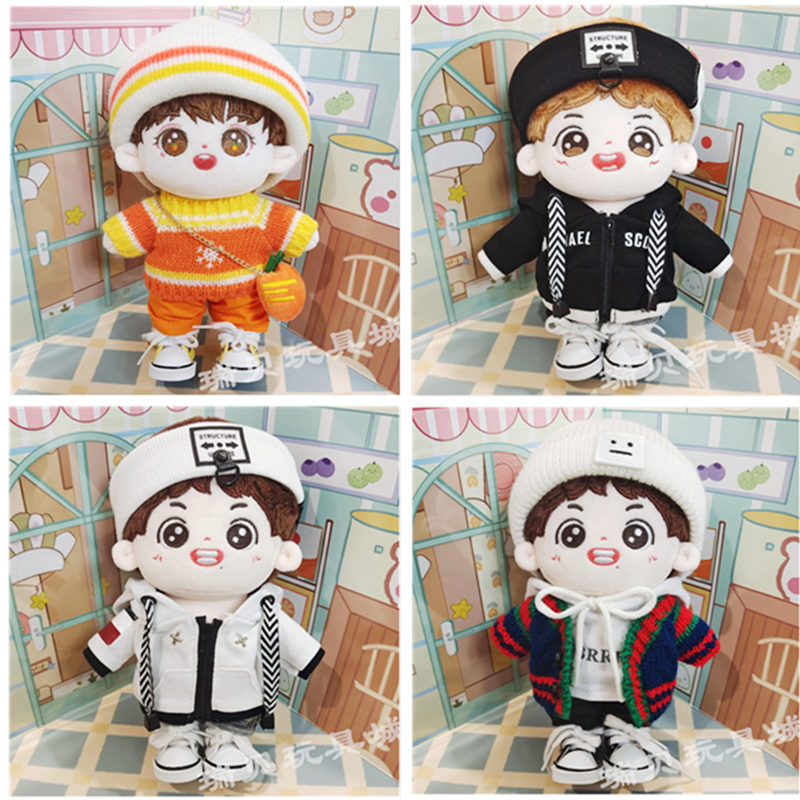 20cm棉花娃娃服装配件毛衣围巾