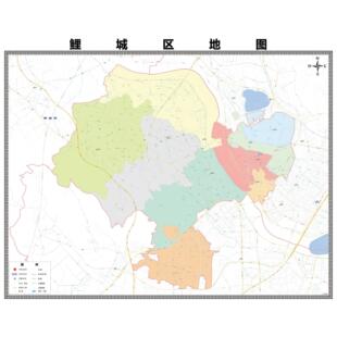 鲤城区市区域县市地图街道分布地区区域图办公室贴图挂图