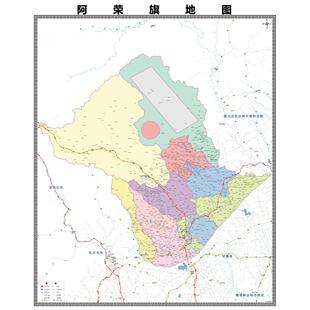 阿荣旗区域县市地图街道分布地区区域图办公室贴图挂图