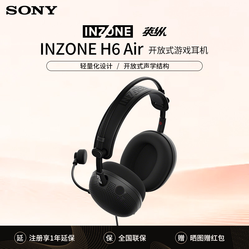 Sony/索尼 INZONE H6 Air 开放式游戏耳机RPG音效轻量化设计图片