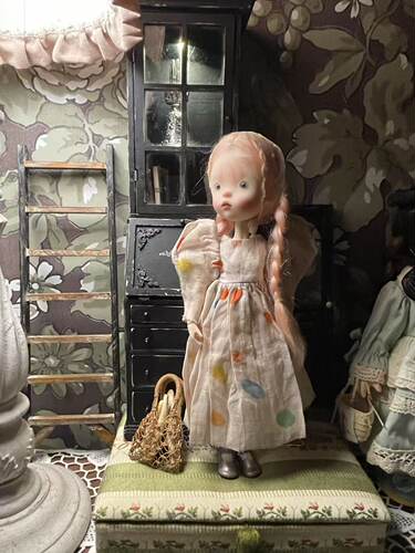 棉麻彩色波点连衣裙ob22 ob24 azone