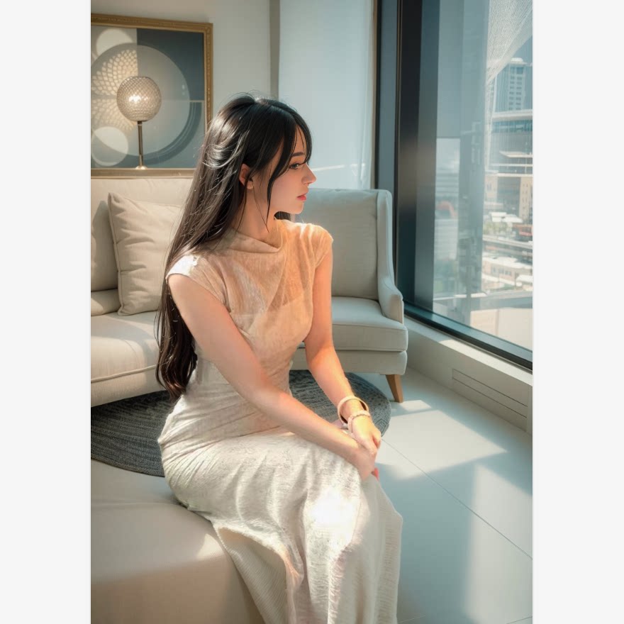 半透国风【破茧成蝶】新中式连衣裙女2025夏季气质新款旗袍长裙子