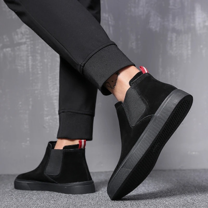 【现货直发】2025早秋新款潮流百搭加绒户外休闲马丁靴0041-BYH