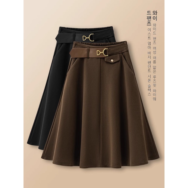 毛呢半身裙女2025年秋冬