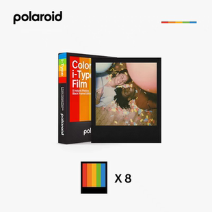 Type型黑框彩色相纸胶片复古一次成像 Polaroid宝丽来i 正品