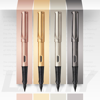 德国原装正品LAMY钢笔凌美LX系列轻奢系列墨水笔土豪金深空灰