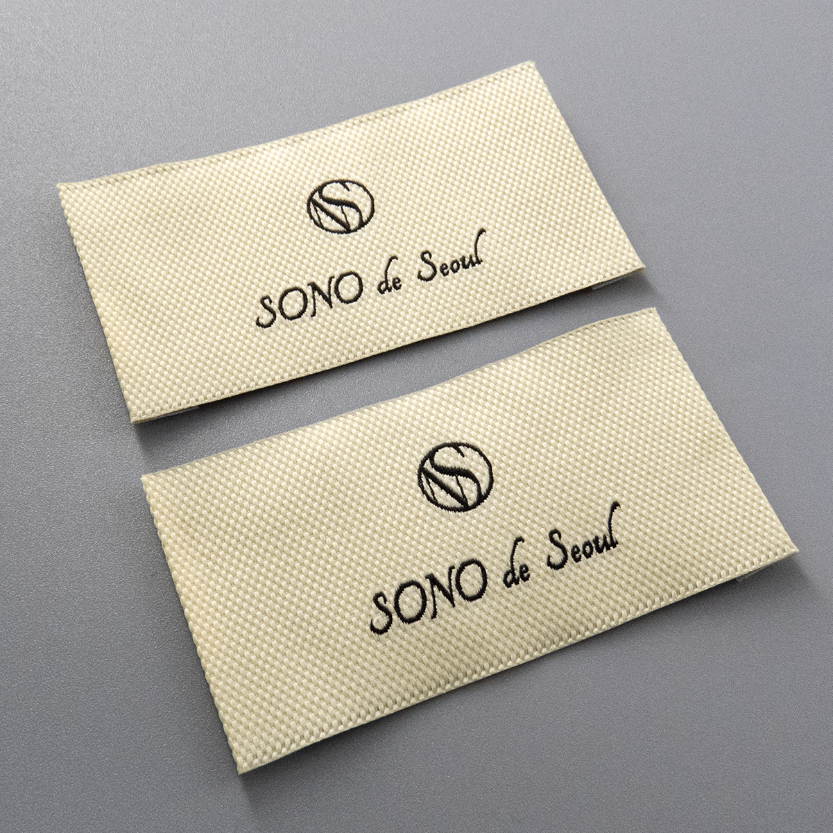 领标现货 韩国服装商标 西装男装口袋标侧标袖标定制衣服布标定制