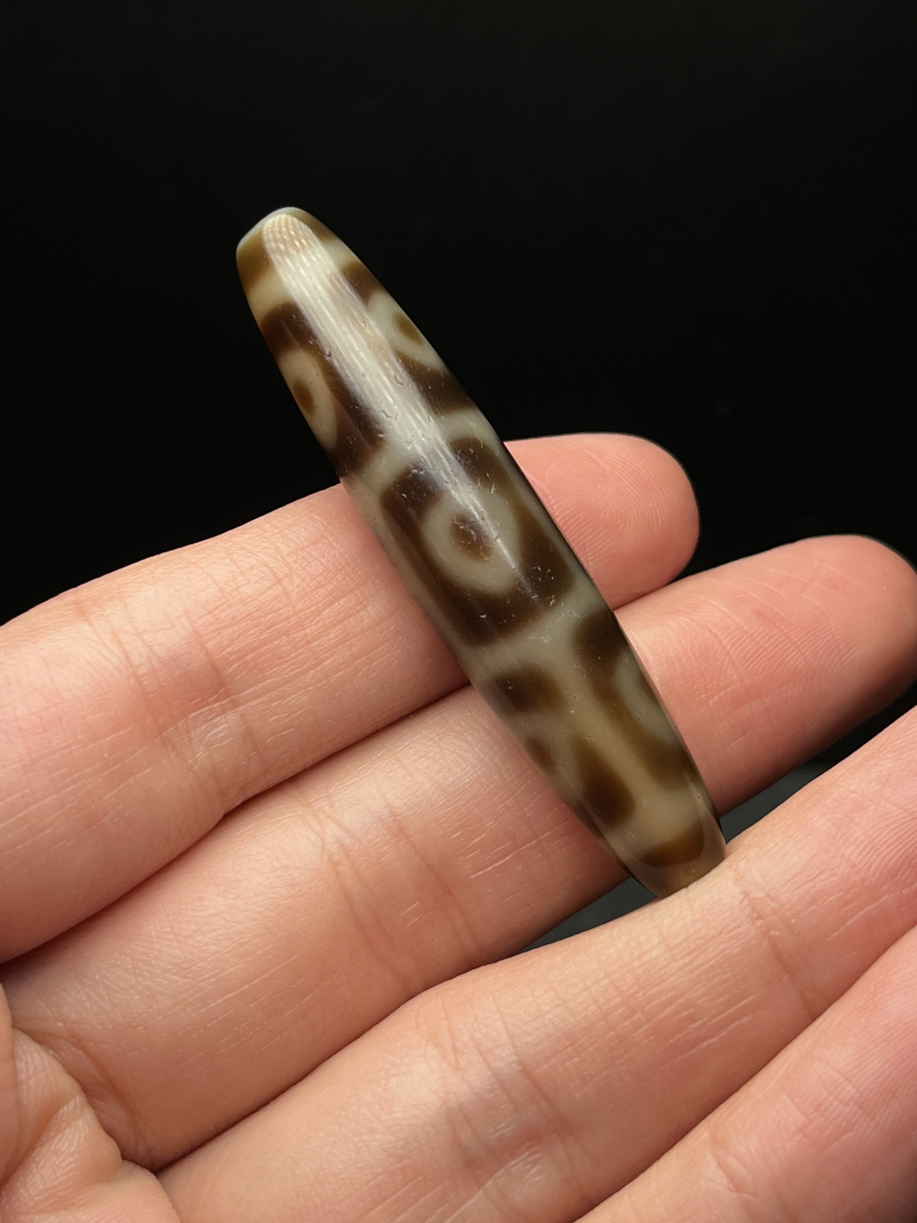 精品高油润手工玛瑙天珠吊坠精品佛心九眼天珠吊坠挂件项链锁骨链