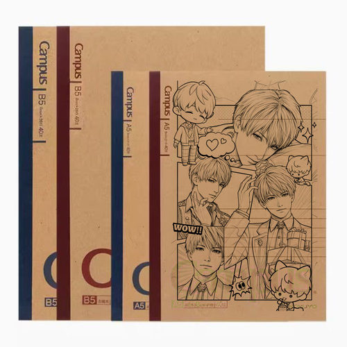 国誉恋与深空沈星回秦彻浮雕二次元牛皮笔记本漫画campus手账本