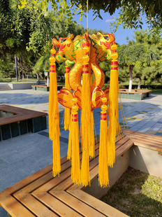 40厘米大号龙形刺绣装饰挂件龙灯宫灯香包荷包中国风特色礼品客厅