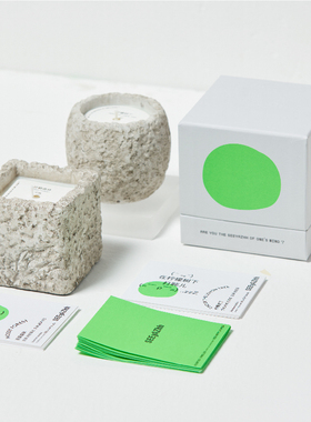 SEEyAZhh苔藓森林柠檬树下植物精油香薰蜡烛高级感节日生日礼物