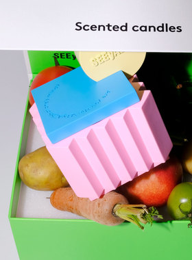 「情人节礼物」SEEyAZhh杯子蛋糕番茄肉桂植物精油香薰蜡烛礼盒
