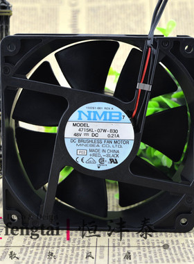 NMB-MAT7 12038 12CM 4715KL-07W-B30 48V 0.21A 变频器直流风扇
