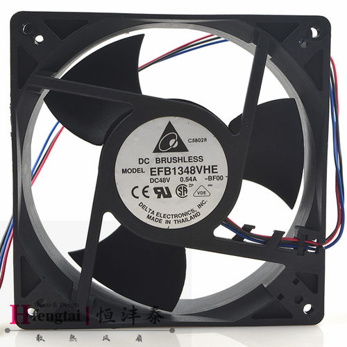 台达 EFB1348VHE 12738 127*127*38MM 48V 0.54A 变频器散热风扇
