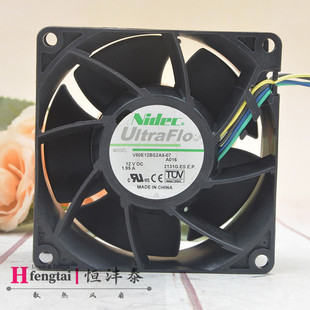 12V 8038 1.95A V80E12BS2A5 8厘米暴力风扇 全新原装 07A01 Nidec