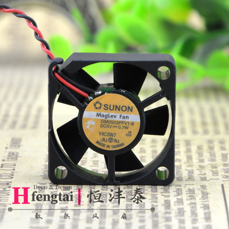 原装SUNON/建准 GM0503PFV1-8 5V 0.7W 3CM 3010 超静音散热风扇